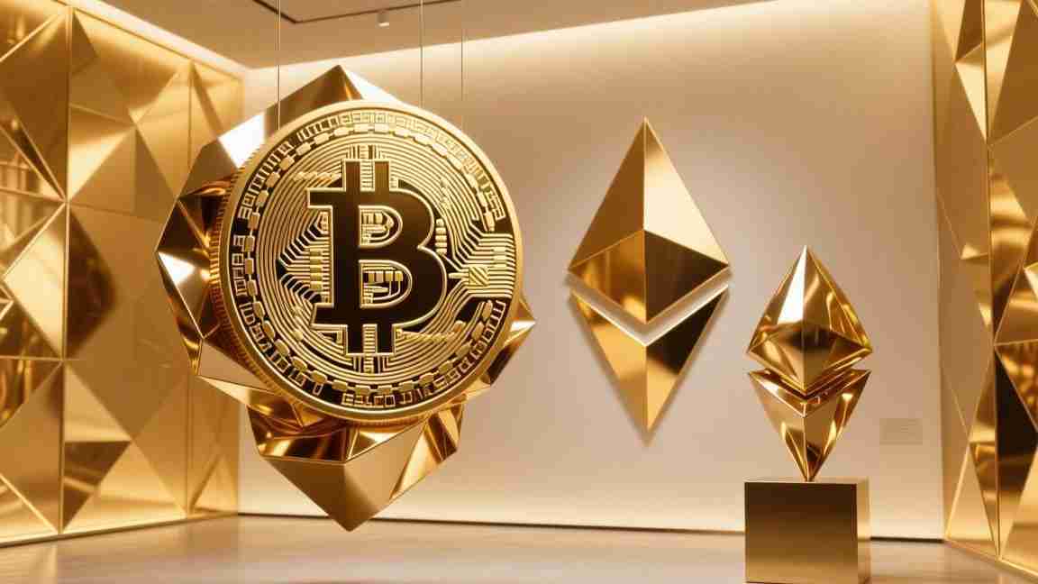 黄金比特币走势对比图表,两种资产的冰与火之歌